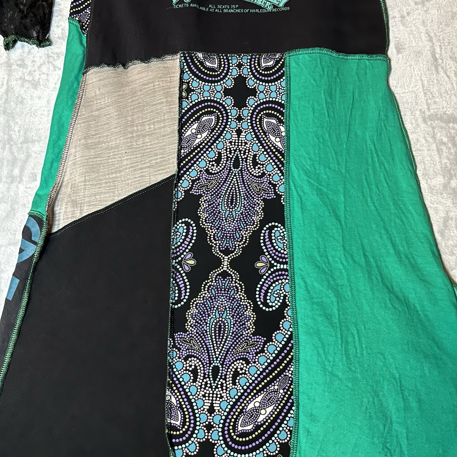 Styles Ever After Patchwork Upcycled Band Tee Max… - image 10