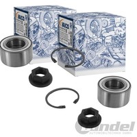2X Vaico RADLAGER-SATZ Vorne Passend FüR Ford Fiesta Focus Fusion Mazda 2 |