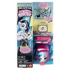 Monster High Self-Scare Secrets Frankie Stein Doll and Accessories Set with 13 R