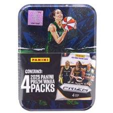 2025 PANINI PRIZM WNBA FACTORY SEALED NAPHEESA COLLIER COLLECTIBLE TIN (4 PACKS)