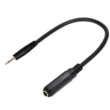2.5mm Mono Male to 6.35mm Female Audio Cable Cord Converter 2.5 6.35 Plug Jack
