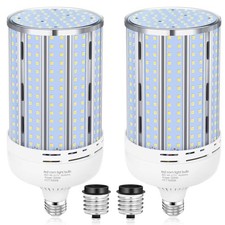 2 Pack 200W Corn LED Light Bulb Fanless,29,500LM 200w 2pack 5000k Corn Bulb