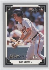 2013 Leaf Memories 1991 Leaf Buyback Gold 4/5 Bob Melvin #240 4l3
