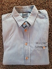 tolles Kurzarm Freizeit Hemd  engbers Gr M (39/40) sehr guter Zustand blau karie