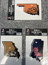 WOW! Ole Miss or Missouri Tigers or Oklahoma State Decal by IPG Team Sports
