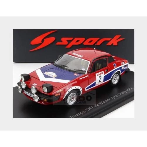 1:43 SPARK Triumph Tr7 Coupe #2 Winner Rally Ypres 1978 Pond Gallagher S7056 - Immagine 2 di 2