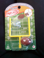 NEW micro NERF football game it really works 6 pieces travel size desktop