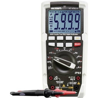 VOLTCRAFT VC-450 E Portable Digital Multimeter Waterjet Protected