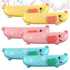 6 Pcs Harmonica for Kids Beginners Toddler Musical Instruments Toys 16 Hole H...