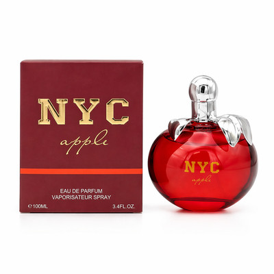 NYC Apple Eau de Parfum 100ml (3.4 oz)   Sweet Fruity Apple Perfume for Women