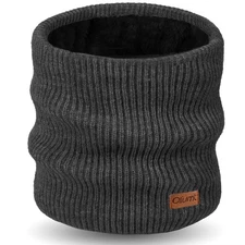 Men's Winter Neck Gaiter Face Scarf Women's Windproof Warm Fleece Scarves