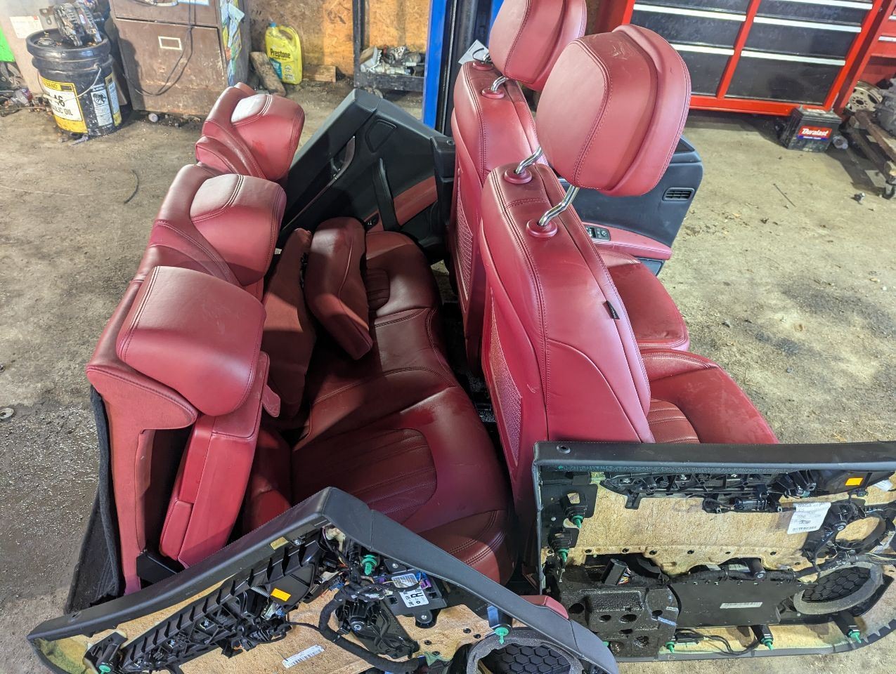 2014 - 2017 MASERATI GHIBLI RED INTERIOR SET 