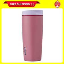 Owala Smoothsip Slider Insulated Stainless Steel Coffee Tumbler, Reusable Iced C
