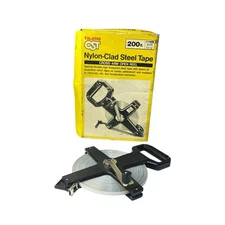 Vintage Tajima CST 200 Foot Nylon-Clad Steel Tape 81-20080A with Box