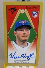 Will Wagner Auto Topps T206 Tobacco Style RC Blue Jays On-Card Autograph