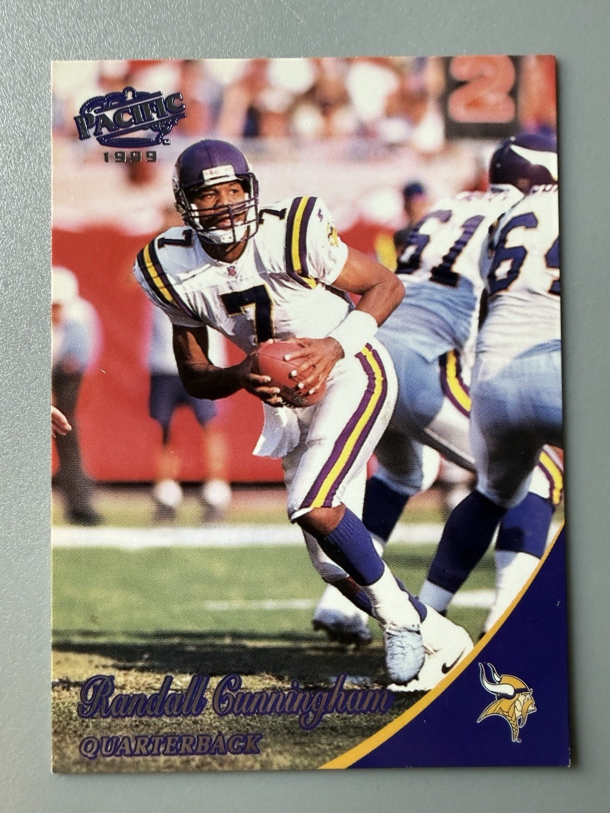 Randall Cunningham 1999 Pacific Backyard Football #2 Vikings NFL READ FREE SHIP