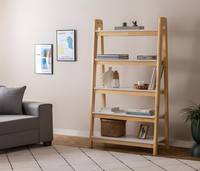 Hellbeiger BüCherregal Designer Wandregale LuxuriöSer Holz Aktenschrank