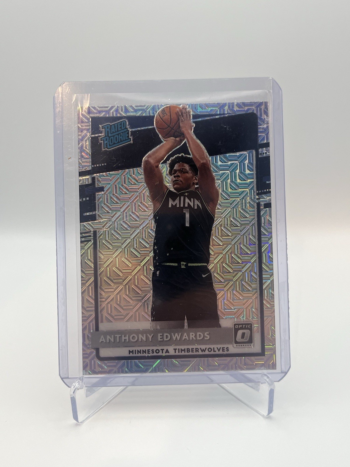 2020-21 Optic - Anthony Edwards #151 Choice Prizm (RC)