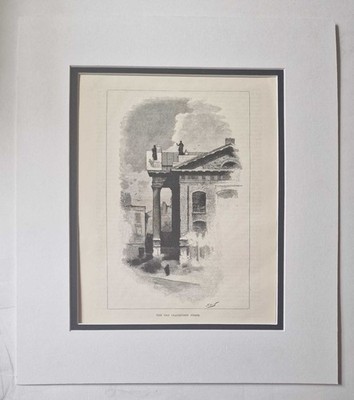 SL The Old Clarendon Press - 1903 Mounted Print Engraving