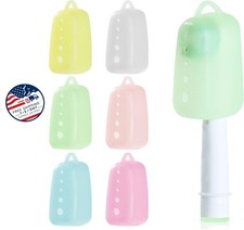 6 paquetes de fundas de silicona para cepillos de dientes, tapas para cepillos