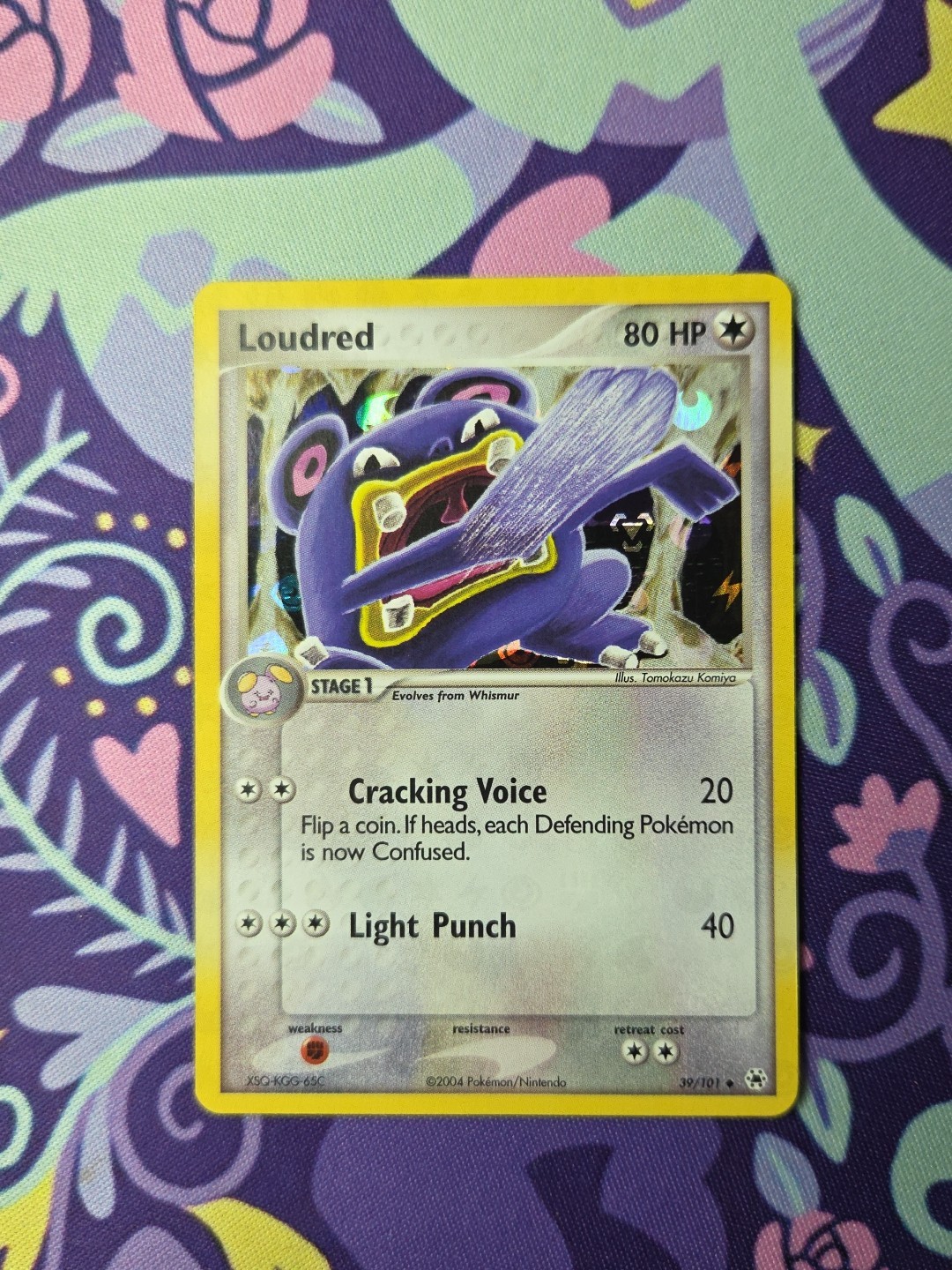 Pokémon TCG EX Hidden Legends Loudred 39/101 Reverse Holo Near Mint