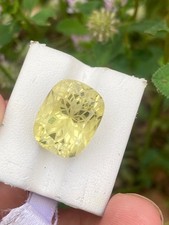 14.55 cts natural Flower cut citrine loose ge...
