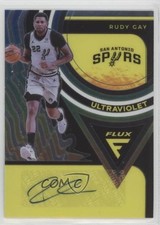2020-21 Panini Flux Ultraviolet Signatures Rudy Gay #UV-RGY Auto 15qg