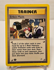 Erika's Maids 109/132 Uncommon 1st Edition Gym Heroes Pokemon 1880 on eBay