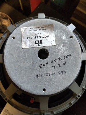 1 Stk. EVM 15B OEM 15'' Speaker 8 Ohm