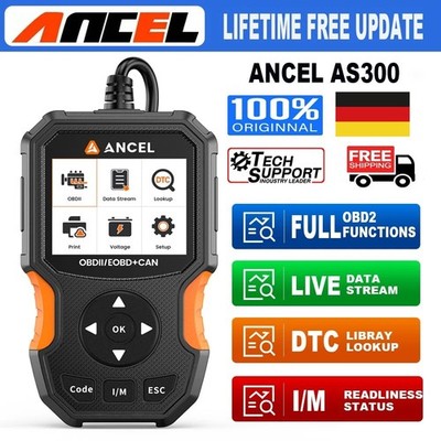 ANCEL AS300 OBD2-Scanner   Motor-Fehlercode-Leser, Diagnose-Scantoo für BMW VW