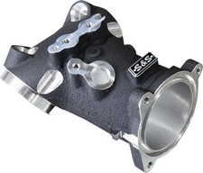 Ss Cycle 160-0276 Cnc Ported Intake Manifold 55mm Black 17 Harley Davidson M8