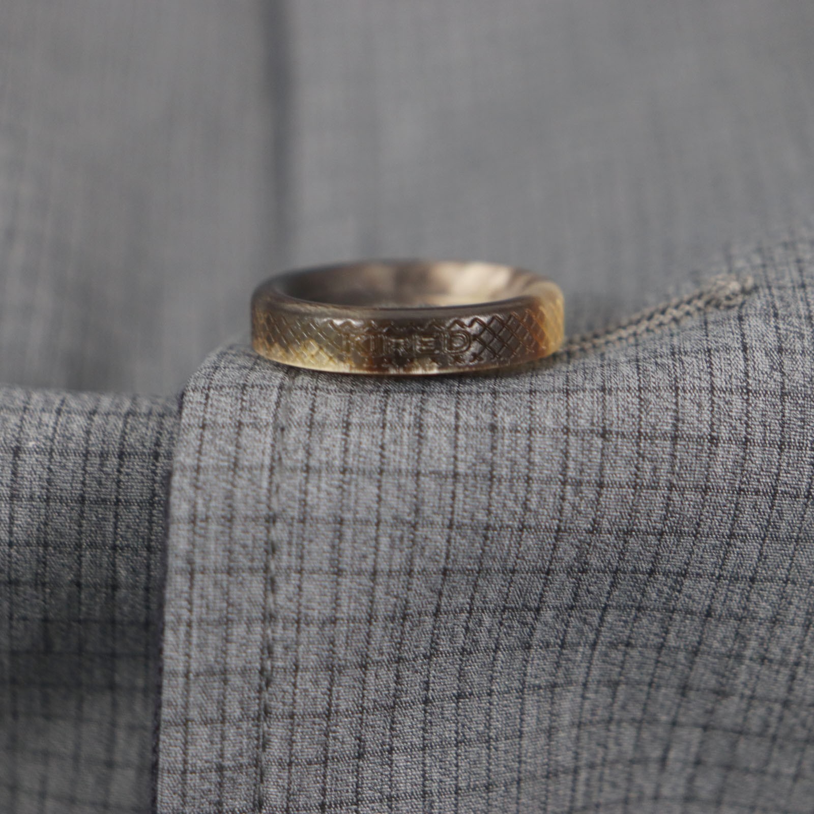 Pristine KIRED coat Reversible logo button Navy w… - image 9