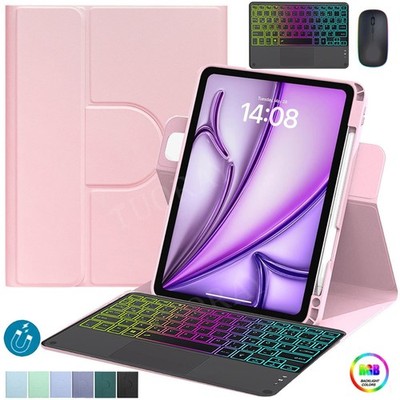 Touchpad Tastatur Maus Für iPad 7/8/9/10/11th Pro 11 Air 6 5 360° Drehbare Hülle
