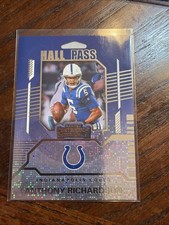 2024 Panini Contenders Football- Hall Pass  Anthony Richardson #5 FOTL Sparkle