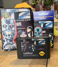 T2 The Arcade Game Sega Genesis CIB Complete - Box Manual Cart - 1992 Arena - T