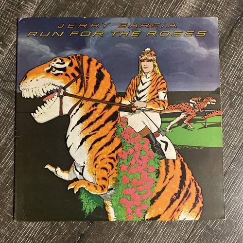 Jerry Garcia Run For The Roses  1982 Arista AL 9603 Grateful Dead Vinyl LP (S)