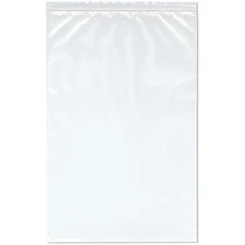 Plymor 13" x 20", 4 Mil Heavy Duty Zipper Reclosable Plastic Bags