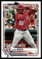 Juan Soto 2021 Bowman #67 Washington Nationals FREE SHIPPING AutographDen