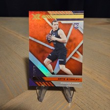 2020 Nate Stanley XR Red #D/249 Rookie Card Minnesota Vikings. rookie card picture