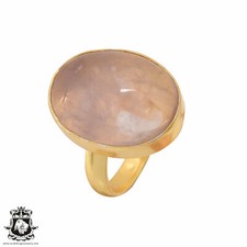 Size 7.5 - Size 9 Adjustable Ametrine 24K Gold Plated Ring GPR449