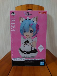 Re zero figure BANDAI REM Cat ear ver. Art scale To be continued Ichiban Kuji JP | eBay