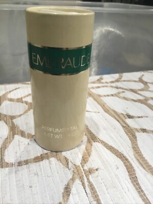 Coty ~ EMERAUDE ~ Perfumed Talc Powder  1.5 oz sealed vintage rare