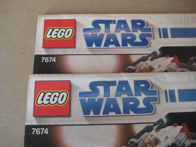 Lego Star Wars (7674) V-19 Torrent Instruction Manuals ONLY