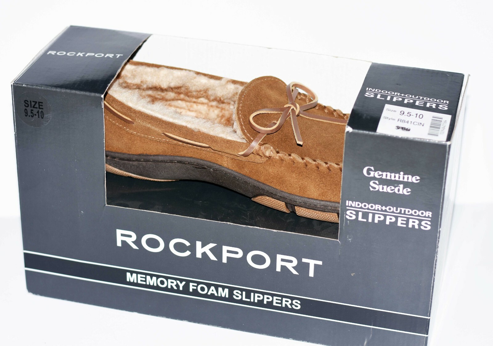 rockport memory foam slippers