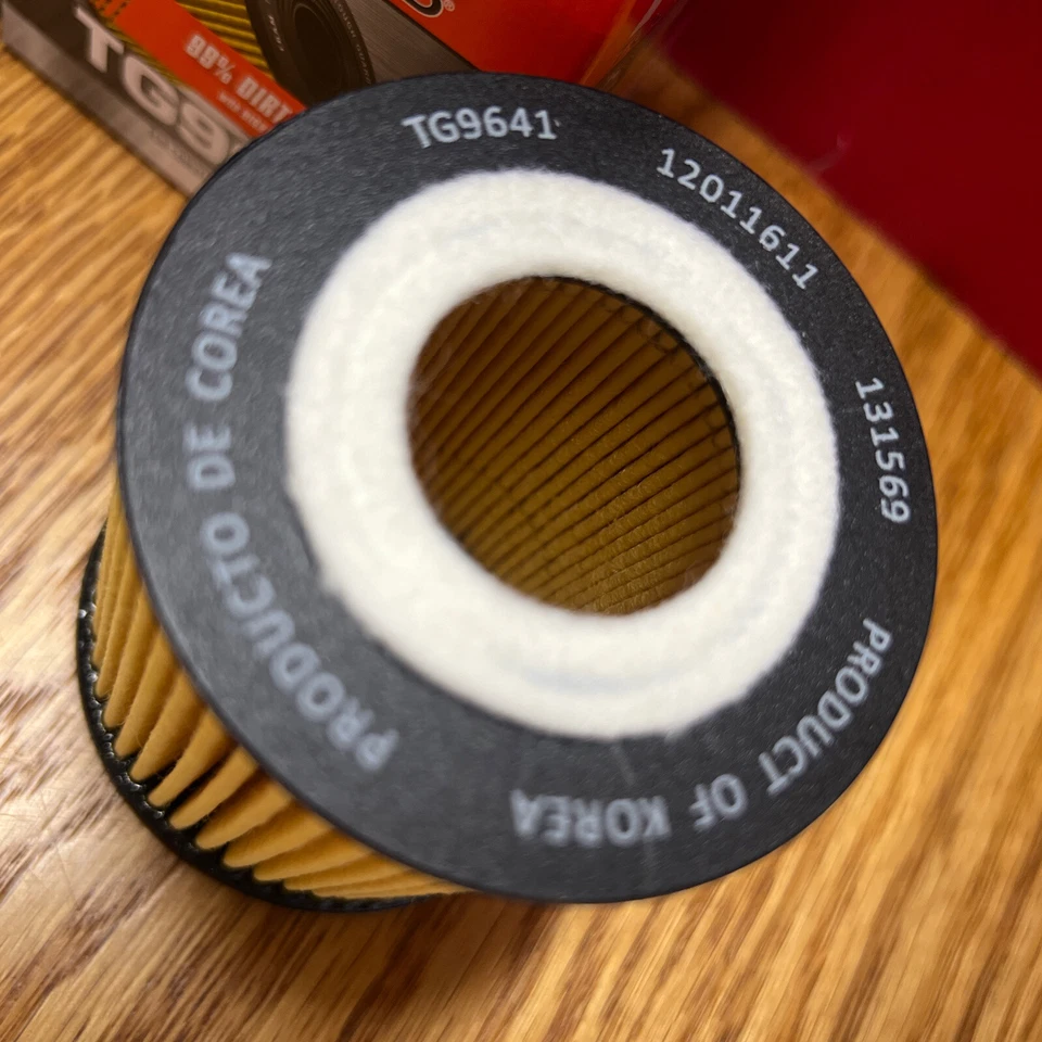 (x4) Marco TG9641 Filtro de aceite Protector resistente Mazda 3 5 6 Ford Escort Mercury Mariner Foto 3 de 4