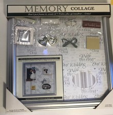 Memory Collage Wedding Photo Scrapbook Silver Frame 12  X 12  Kit Marriage