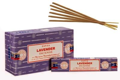 Satya Lavender Incense Sticks Natural Home Fragrance Meditation Yoga AU Calm Zen