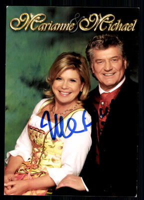 Marianne & Michael Autograph Card Original Signed ## BC 15310