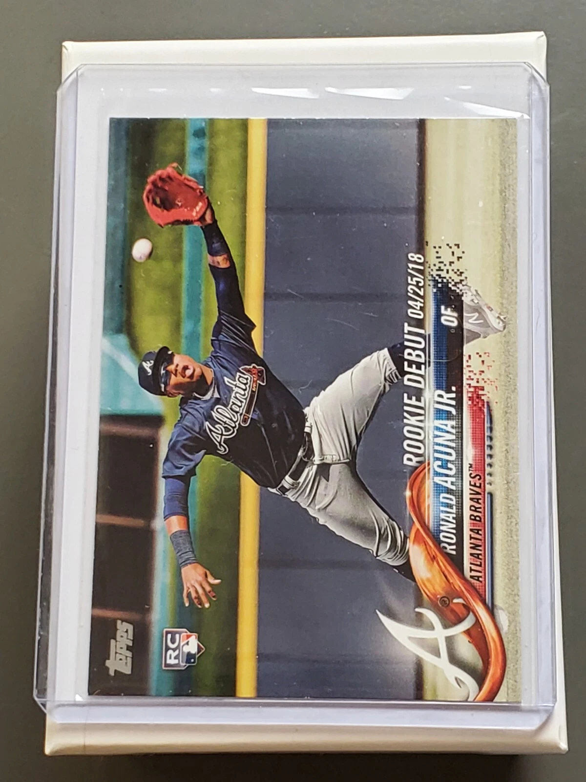 Ronald acuna jr ルーキーカード Ronald Acuna Jr. Autographed 2021 Panini Chronicles Phoenix