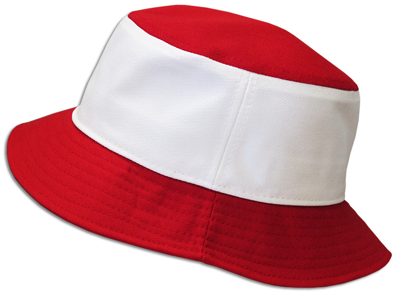 2 Tone Bucket Hat Team Colors Cotton, JLGUSA S|M - L|XL USA